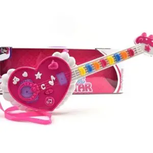 Guitarra Corazón Mágico con Luz y Sonido 664S