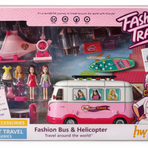 Helicóptero y Bus para Muñecas